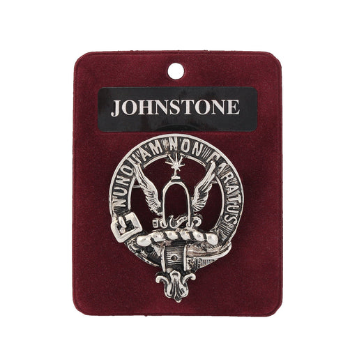 Art Pewter Clan Badge Johnstone - Heritage Of Scotland - JOHNSTONE