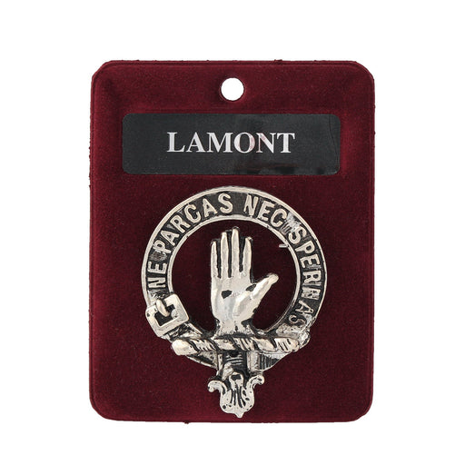 Art Pewter Clan Badge Lamont - Heritage Of Scotland - LAMONT
