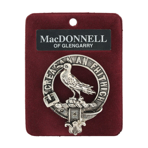 Art Pewter Clan Badge Macdonell Of Glengarry - Heritage Of Scotland - MACDONELL OF GLENGARRY