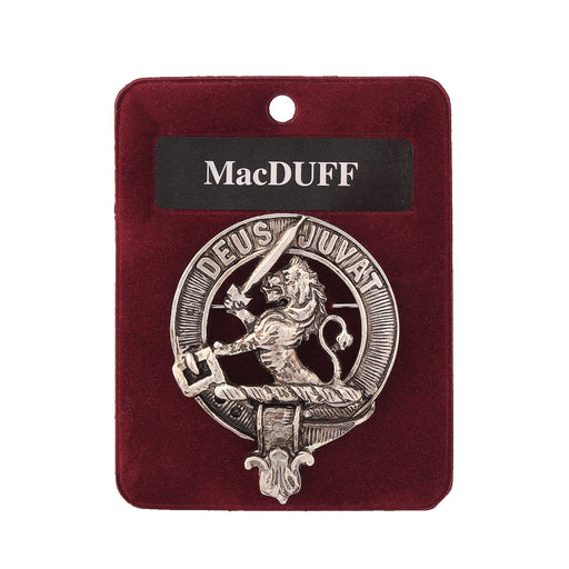 Art Pewter Clan Badge Macduff - Heritage Of Scotland - MACDUFF