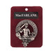 Art Pewter Clan Badge Macfarlane - Heritage Of Scotland - MACFARLANE