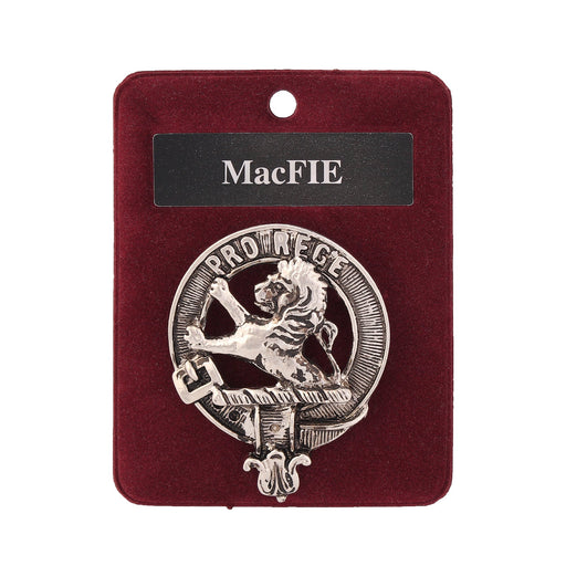 Art Pewter Clan Badge Macfie - Heritage Of Scotland - MACFIE