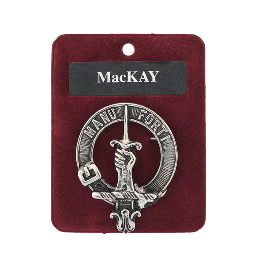 Art Pewter Clan Badge Mackay - Heritage Of Scotland - MACKAY