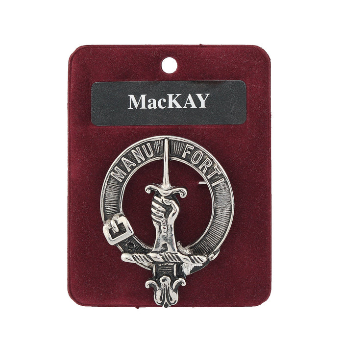 Art Pewter Clan Badge Mackay - Heritage Of Scotland - MACKAY