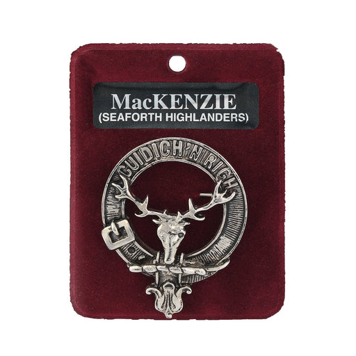 Art Pewter Clan Badge Mackenzie Of Seaforth - Heritage Of Scotland - MACKENZIE OF SEAFORTH