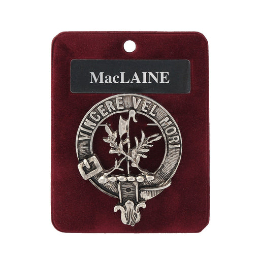 Art Pewter Clan Badge Maclaine - Heritage Of Scotland - MACLAINE