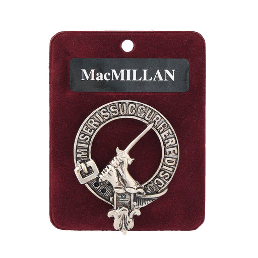 Art Pewter Clan Badge Macmillan - Heritage Of Scotland - MACMILLAN