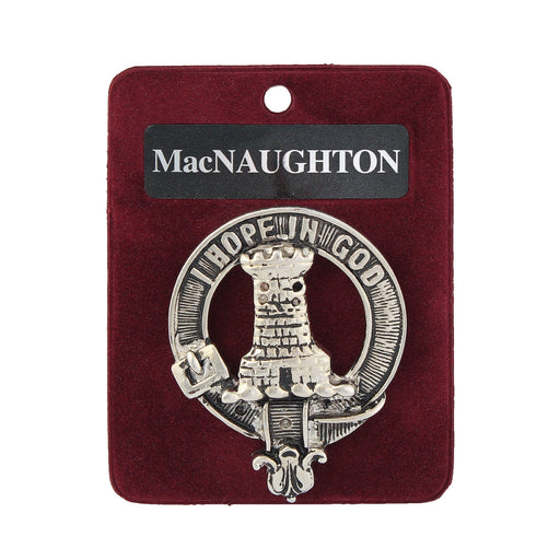 Art Pewter Clan Badge Macnaughton - Heritage Of Scotland - MACNAUGHTON