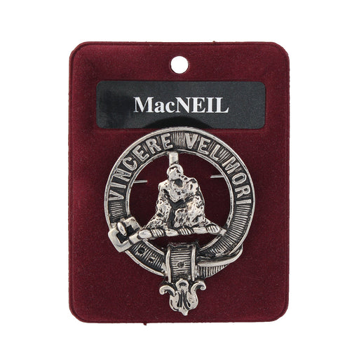 Art Pewter Clan Badge Macneil - Heritage Of Scotland - MACNEIL