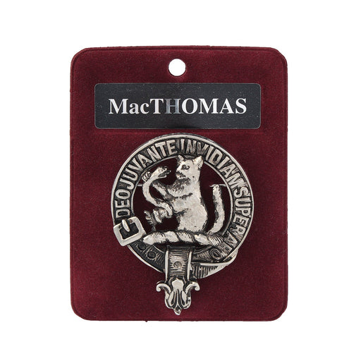 Art Pewter Clan Badge Macthomas - Heritage Of Scotland - MACTHOMAS