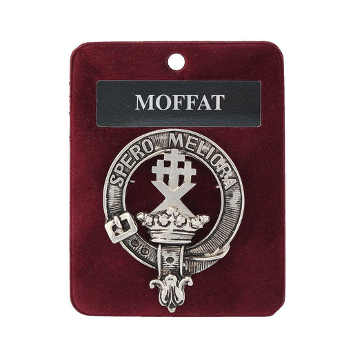 Art Pewter Clan Badge Moffat - Heritage Of Scotland - MOFFAT