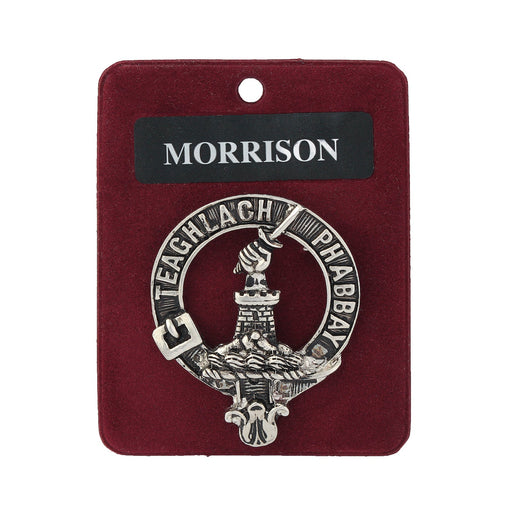 Art Pewter Clan Badge Morrison - Heritage Of Scotland - MORRISON