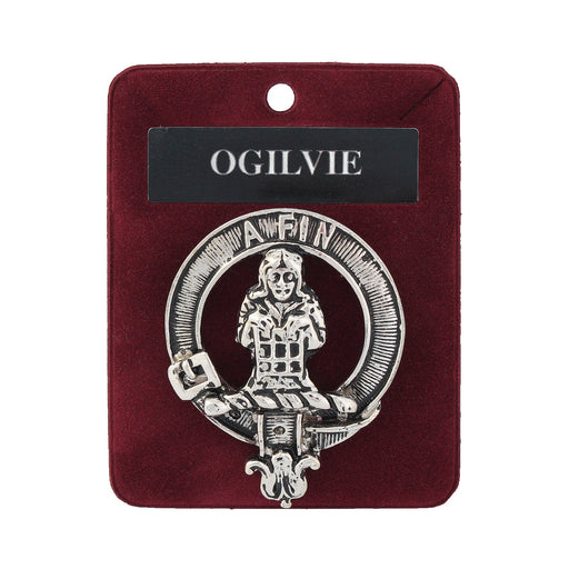Art Pewter Clan Badge Ogilvie - Heritage Of Scotland - OGILVIE