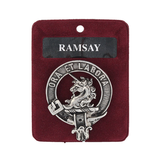 Art Pewter Clan Badge Ramsay - Heritage Of Scotland - RAMSAY