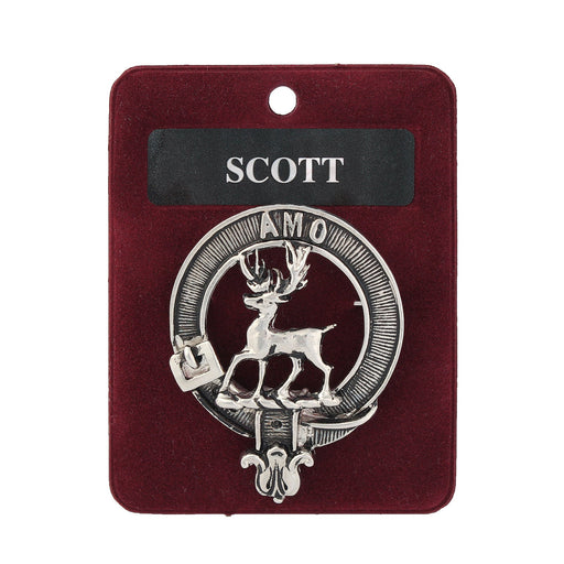 Art Pewter Clan Badge Scott - Heritage Of Scotland - SCOTT