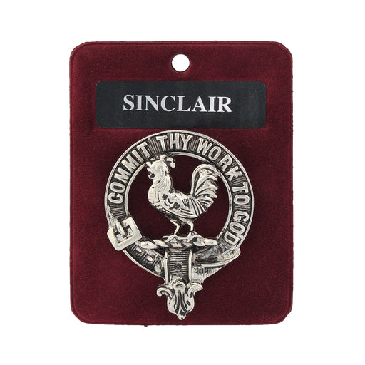 Art Pewter Clan Badge Sinclair - Heritage Of Scotland - SINCLAIR