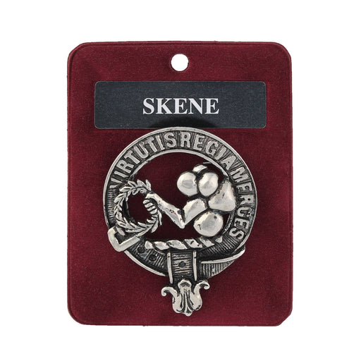 Art Pewter Clan Badge Skene - Heritage Of Scotland - SKENE