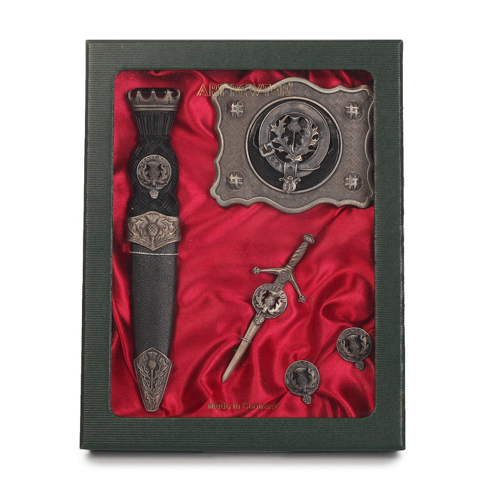 Art Pewter Clan Set Scots Thistle - Heritage Of Scotland - SCOTS THISTLE