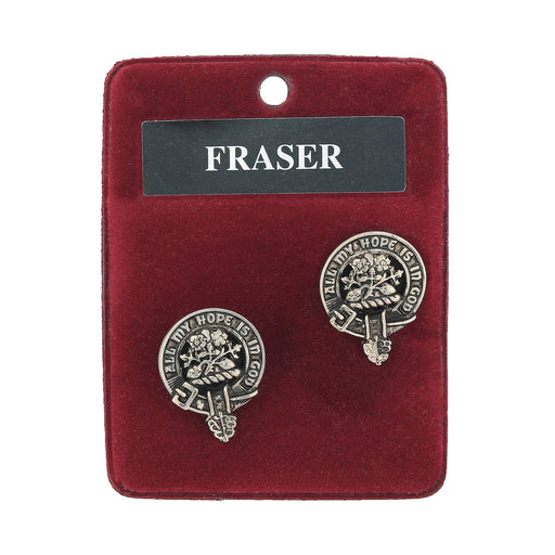 Art Pewter Cufflinks Fraser - Heritage Of Scotland - FRASER