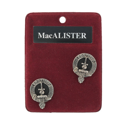 Art Pewter Cufflinks Macalister - Heritage Of Scotland - MACALISTER