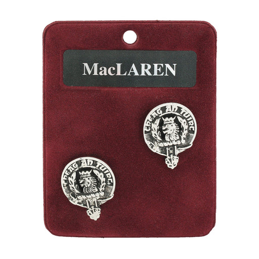 Art Pewter Cufflinks Maclaren - Heritage Of Scotland - MACLAREN