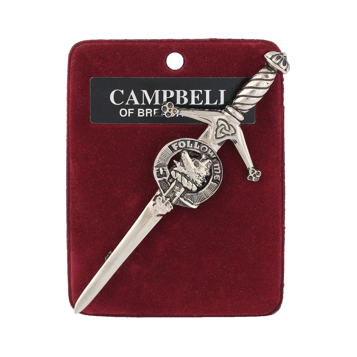 Art Pewter Kilt Pin Campbell Of Breadalbane Heritage of Scotland — Heritage Of Scotland