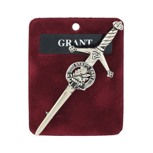 Art Pewter Kilt Pin Grant - Heritage Of Scotland - GRANT