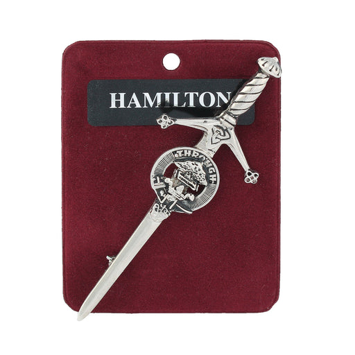 Art Pewter Kilt Pin Hamilton - Heritage Of Scotland - HAMILTON