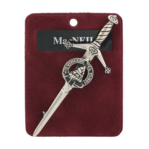 Art Pewter Kilt Pin Macneil - Heritage Of Scotland - MACNEIL