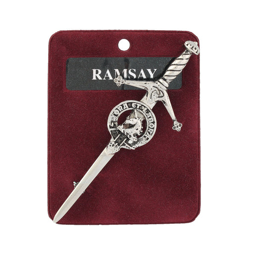Art Pewter Kilt Pin Ramsay - Heritage Of Scotland - RAMSAY