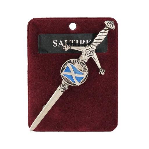 Art Pewter Kilt Pin Saltire - Heritage Of Scotland - SALTIRE