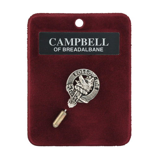 Art Pewter Lapel Pin Campbell Of Breadalbane - Heritage Of Scotland - CAMPBELL OF BREADALBANE