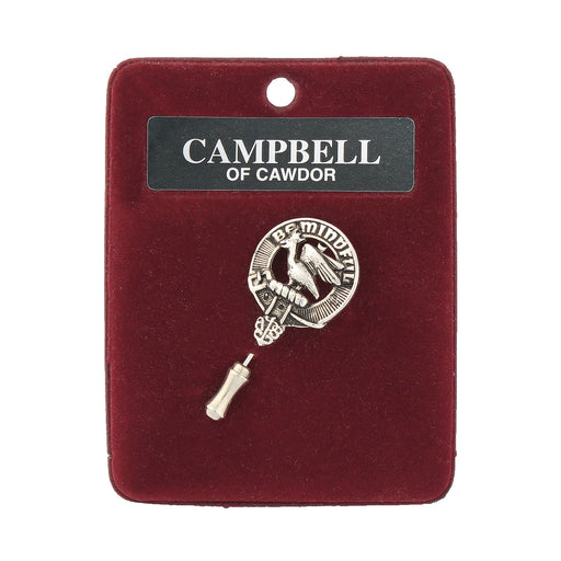 Art Pewter Lapel Pin Campbell Of Cawdor - Heritage Of Scotland - CAMPBELL OF CAWDOR
