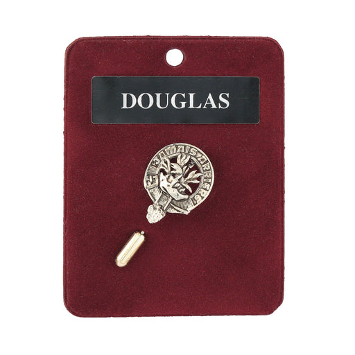 Art Pewter Lapel Pin Douglas - Heritage Of Scotland - DOUGLAS