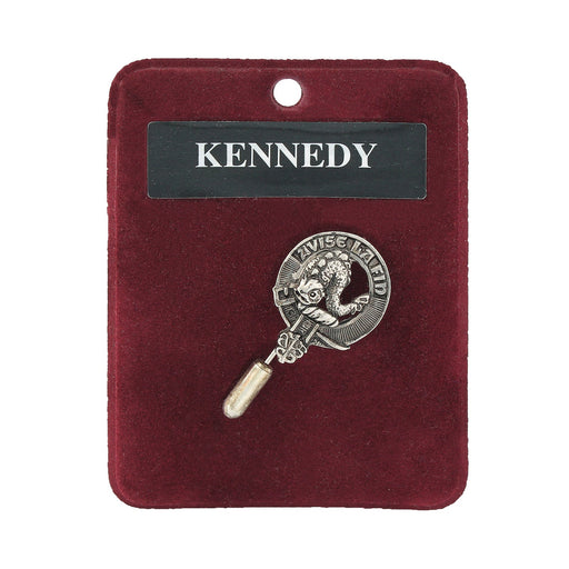Art Pewter Lapel Pin Kennedy - Heritage Of Scotland - KENNEDY