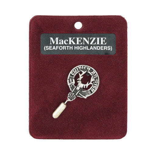 Art Pewter Lapel Pin Mackenzie Of Seaforth - Heritage Of Scotland - MACKENZIE OF SEAFORTH