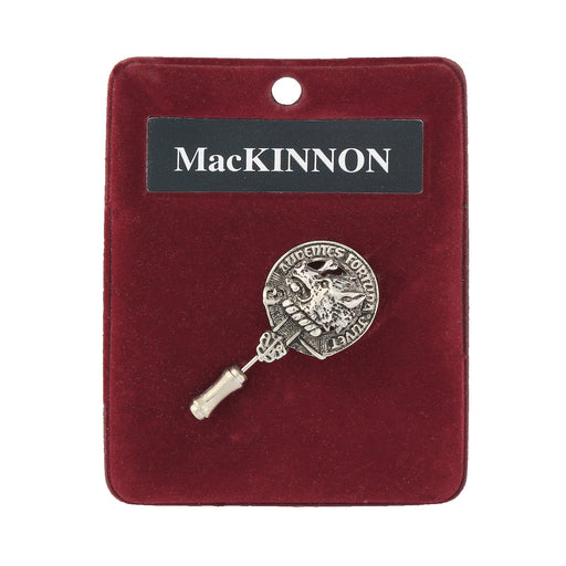 Art Pewter Lapel Pin Mackinnon - Heritage Of Scotland - MACKINNON