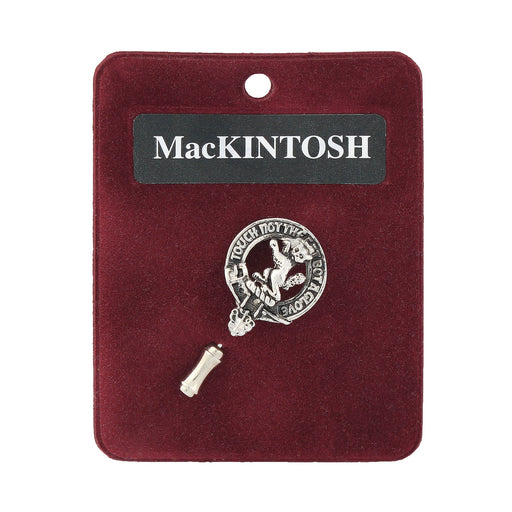 Art Pewter Lapel Pin Mackintosh - Heritage Of Scotland - MACKINTOSH