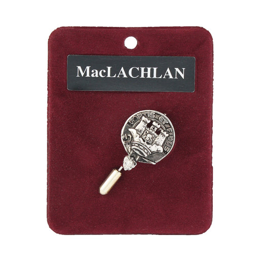 Art Pewter Lapel Pin Maclachlan - Heritage Of Scotland - MACLACHLAN