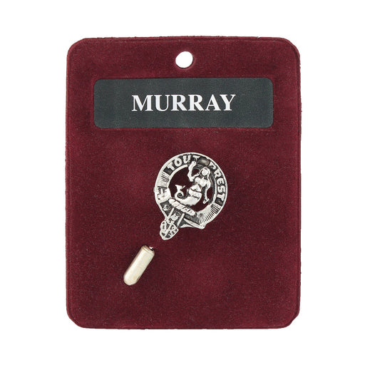Art Pewter Lapel Pin Murray - Heritage Of Scotland - MURRAY