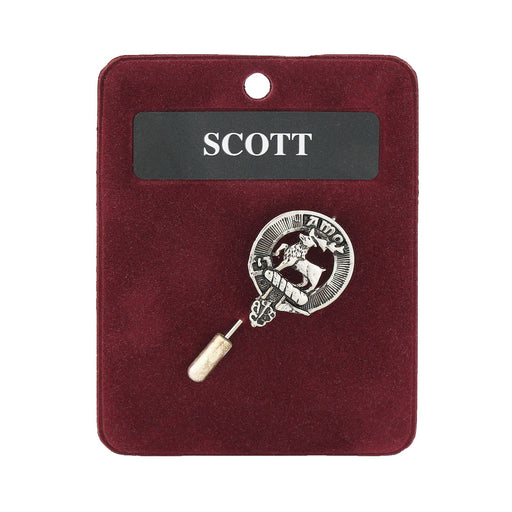 Art Pewter Lapel Pin Scott - Heritage Of Scotland - SCOTT