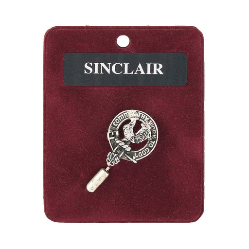 Art Pewter Lapel Pin Sinclair - Heritage Of Scotland - SINCLAIR