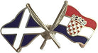 Badge Saltire/Croatia - Heritage Of Scotland - NA