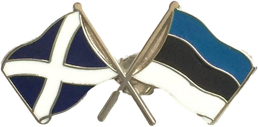 Badge Saltire/Estonia - Heritage Of Scotland - NA