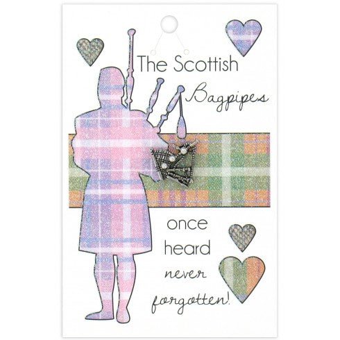 Bagpipe Pin Never Forgotten - Heritage Of Scotland - N/A
