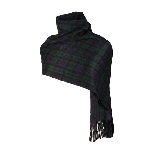 Balmoral 100% Cashmere Woven Stole Black Watch - Heritage Of Scotland - BLACK WATCH