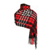 Balmoral 100% Cashmere Woven Stole Red Check Gbr32 A1 - Heritage Of Scotland - RED CHECK GBR32 A1