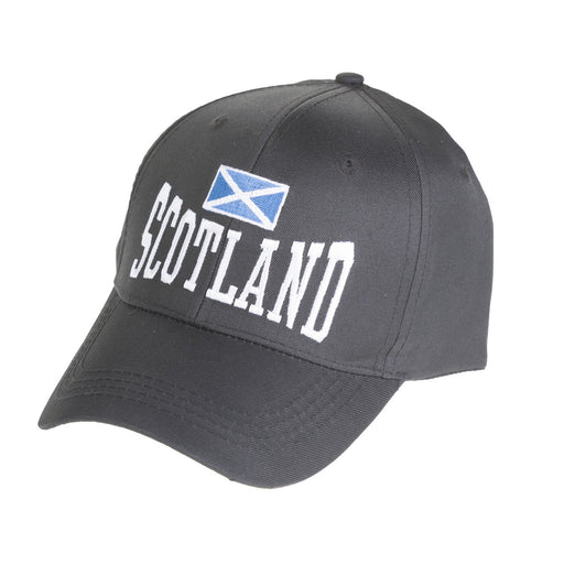 Baseball Cap ��� Scotland Flag - Heritage Of Scotland - BLACK