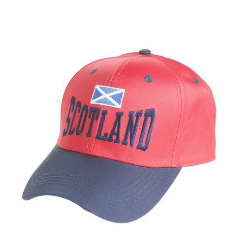 Baseball Cap – Scotland Flag - Heritage Of Scotland - RED/NAVY