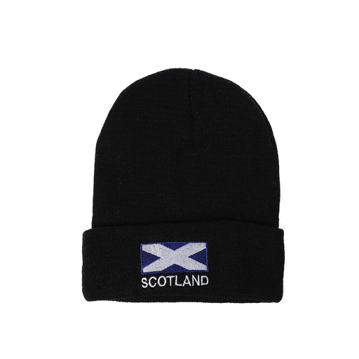 Beanie Hat Scotland Black - Heritage Of Scotland - BLACK